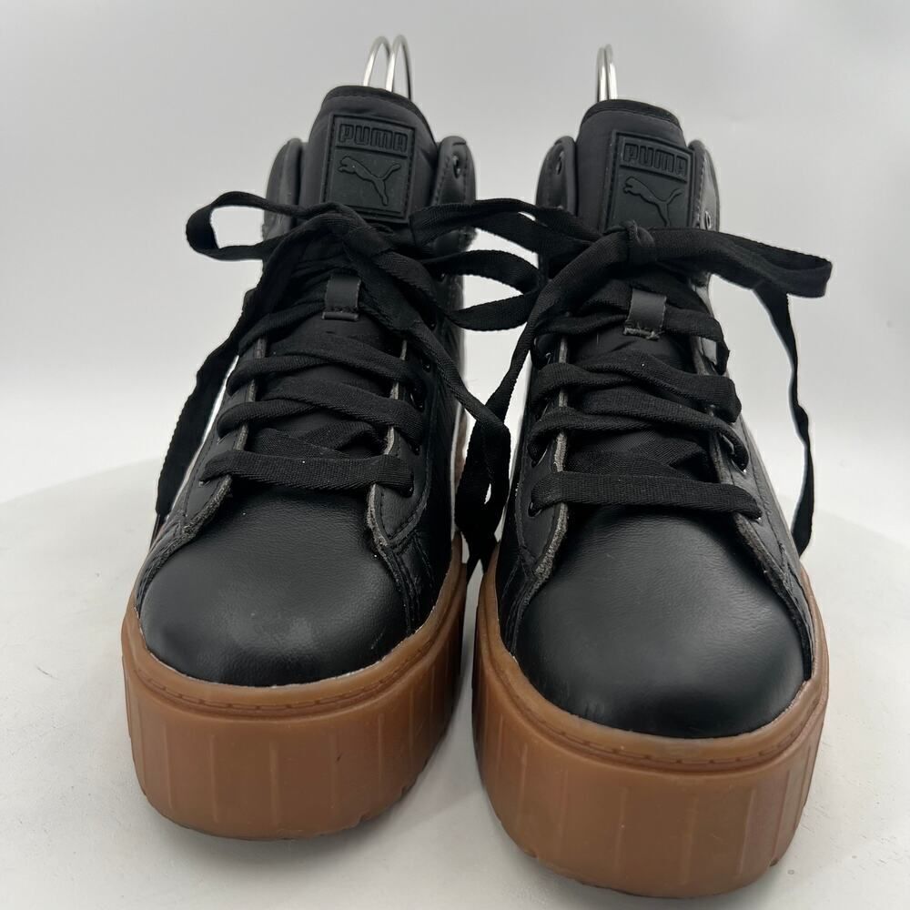 PUMA Mayze Womens Mid Platform Black Sneakers Casual Shoes Size 8.5 - Picture 10 of 15